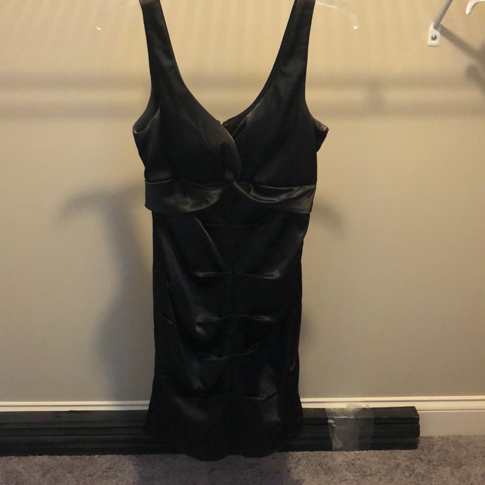 Black mini dress